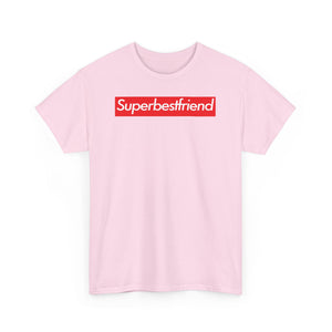 Superbestfriend Unisex Heavy Cotton Tee Shirt T-shirt super Inspired Funny Bestfriend Bestfriends Appreciation Gift For BFF Thank You Thankful Birthday Christmas