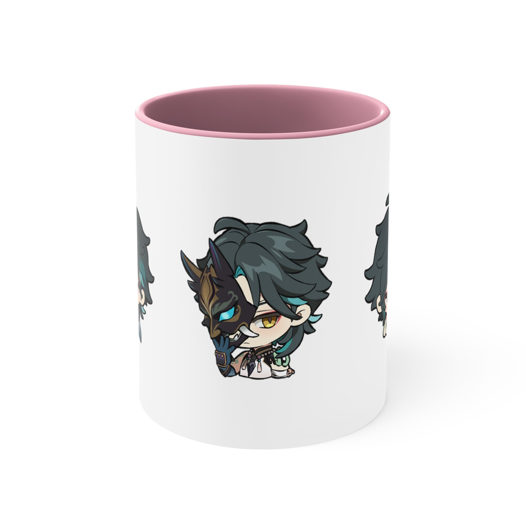 Xiao Genshin Impact Accent Coffee Mug, 11oz Cups Mugs Cup Gift For Gamer Gifts Game Anime Fanart Fan Birthday Valentine's Christmas