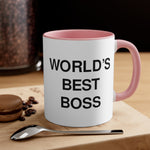 Load image into Gallery viewer, The Office World&#39;s Best Boss Accent Coffee Mug, 11oz
