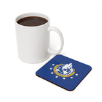 Load image into Gallery viewer, Helldivers 2 Superearth Cork Back Coaster Helldiver Coasters Funny Cute Cool Gift Gifts For Gamer Game Him Her Personalized Custom Cup Mug
