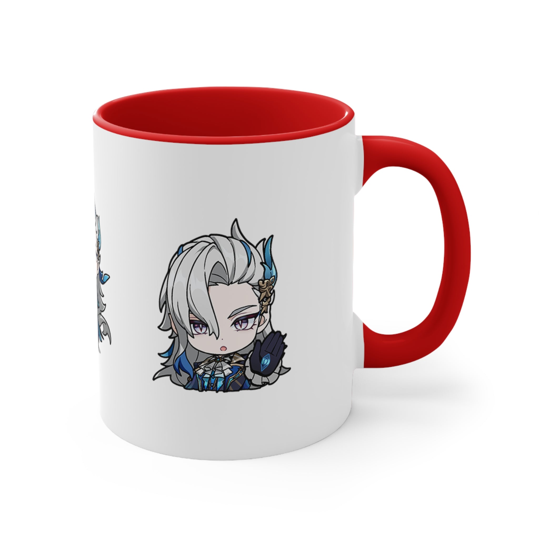 Neuvillette Genshin Impact Accent Coffee Mug, 11oz  Cups Mugs Cup Gift For Gamer Gifts Game Anime Fanart Fan Birthday Valentine's Christmas