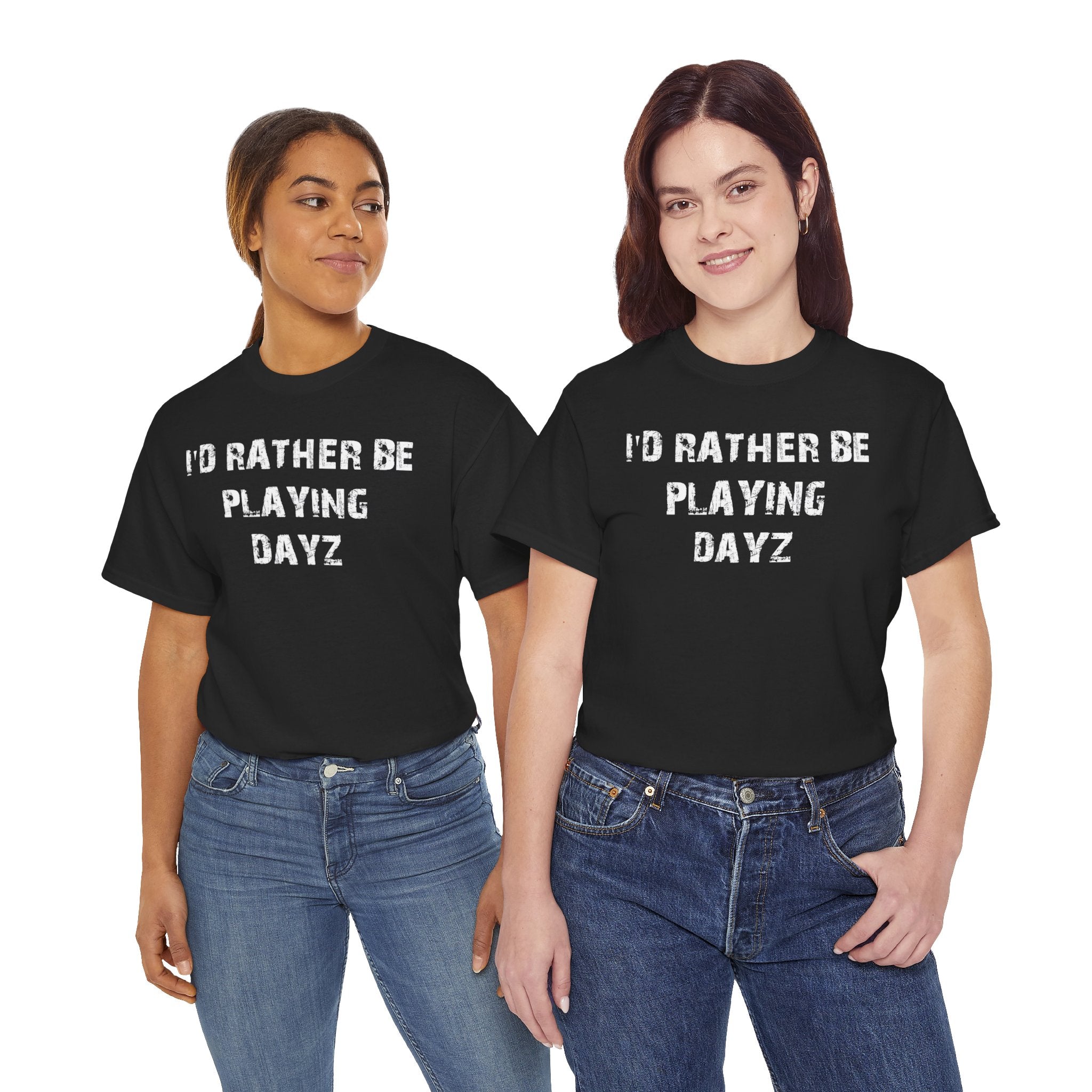 Dayz I'd Rather Be Playing Unisex Heavy Cotton Tee cups mugs cup Gamer Gift For Him Her Game Cup Cups Mugs Birthday Christmas Valentine's Anniversary Gifts