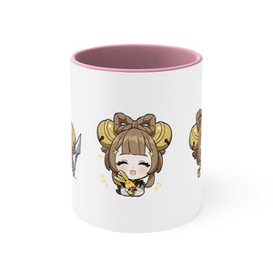 Yaoyao Genshin Impact Accent Coffee Mug, 11oz Cups Mugs Cup Gift For Gamer Gifts Game Anime Fanart Fan Birthday Valentine's Christmas