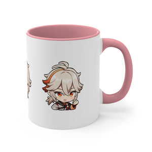 Kazuha Genshin Impact Accent Coffee Mug, 11oz Cups Mugs Cup Gift For Gamer Gifts Game Anime Fanart Fan Birthday Valentine's Christmas
