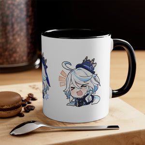 Furina Genshin Impact Accent Coffee Mug, 11oz Cups Mugs Cup Gift For Gamer Gifts Game Anime Fanart Fan Birthday Valentine's Christmas