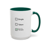 Load image into Gallery viewer, Terraria Checklist Coffee Mug (11oz &amp; 15oz) - Gamer Gift

