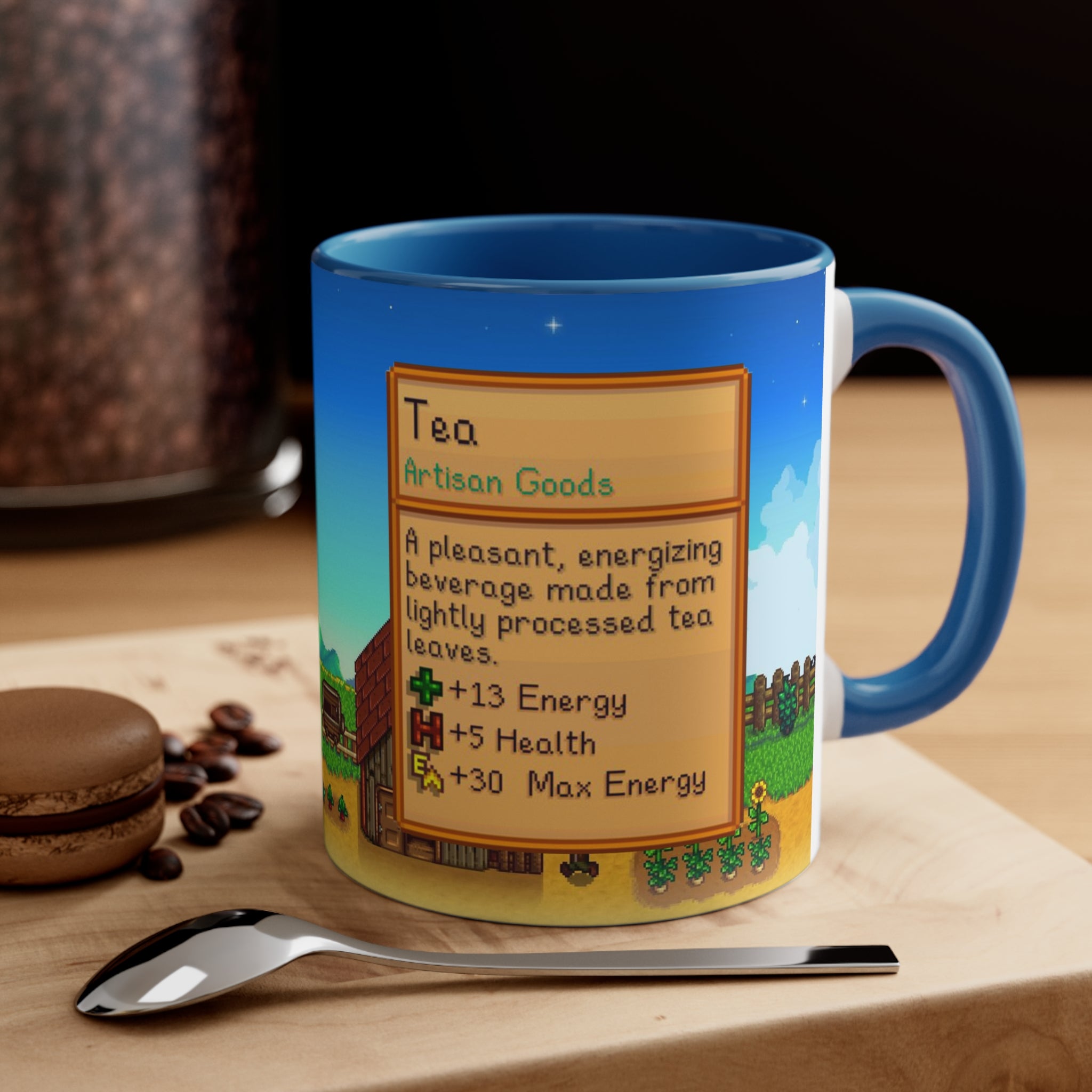 Stardew Valley Tea Coffee Mug  Stardew Valley Gift, Valley Coffee Mug, Stardew Valley Game, Stardew Valley Cup, Stardew Mug, Video Game Mug, Gamer Mug