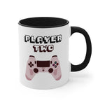 Load image into Gallery viewer, Player Two Accent Coffee Mug, 11oz
