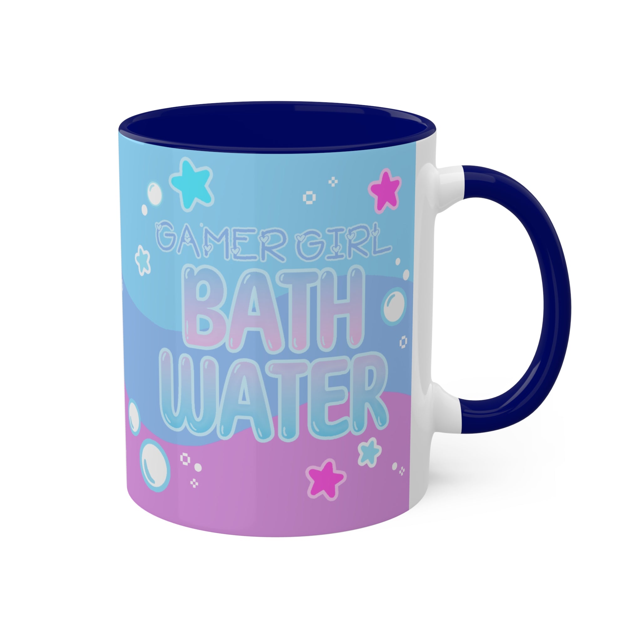 GAMER GIRL Bath Water Colorful Mugs, 11oz