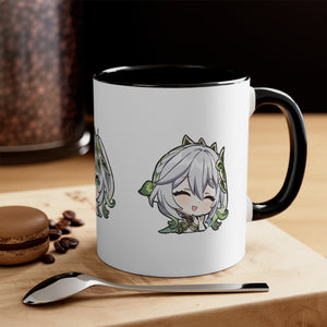 Nahida Genshin Impact Accent Coffee Mug, 11oz Cups Mugs Cup Gift For Gamer Gifts Game Anime Fanart Fan Birthday Valentine's Christmas