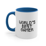 Load image into Gallery viewer, World&#39;s Best Gamer Accent Coffee Mug, 11oz
