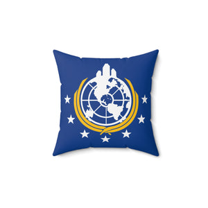 Helldivers 2 Superearth Spun Polyester Square Pillow Funny Cute Helldiver Gift For Him Her Super Earth Democracy Gifts Birthday Christmas