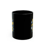 Load image into Gallery viewer, May The Fifties Be With You Black Mug (11oz, 15oz) Star Themed Galactic Galaxy Space 50 50s Birthday Christmas Valentine&#39;s Gift Cup Nostalgia Nostalgic
