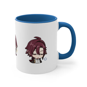Heizou Genshin Impact Accent Coffee Mug, 11oz Cups Mugs Cup Gift For Gamer Gifts Game Anime Fanart Fan Birthday Valentine's Christmas