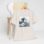 Load image into Gallery viewer, The Great Duck Off Kanagawa Wave T-shirt Unisex Heavy Cotton Tee Gift For Him Gift For Her Cute Japanese Couple Shirt Tshirt
