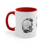 Load image into Gallery viewer, Ayaka Genshin Impact Accent Coffee Mug, 11oz Cups Mugs Cup Gift For Gamer Gifts Game Anime Fanart Fan Birthday Valentine&#39;s Christmas

