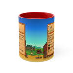 Load image into Gallery viewer, Stardew Valley Tea Coffee Mug  Stardew Valley Gift, Valley Coffee Mug, Stardew Valley Game, Stardew Valley Cup, Stardew Mug, Video Game Mug, Gamer Mug
