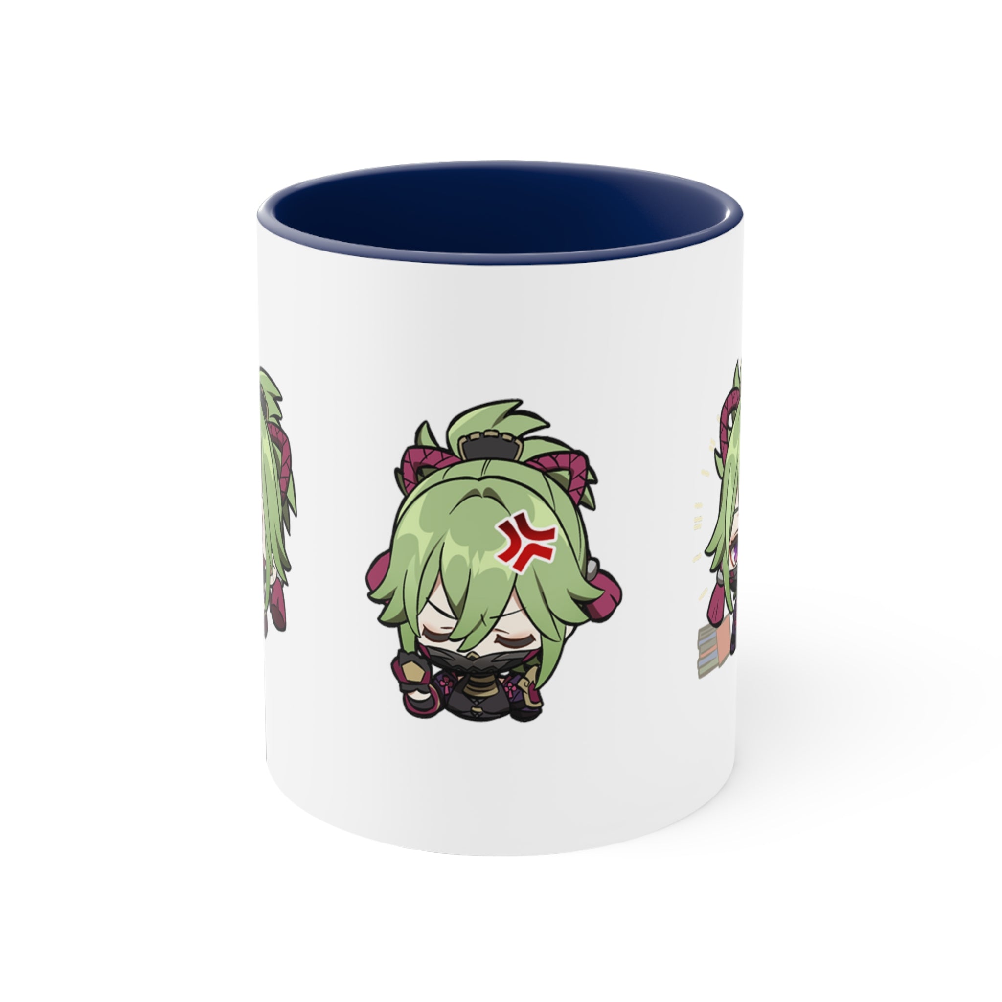 Kuki Genshin Impact Accent Coffee Mug, 11oz Cups Mugs Cup Gift For Gamer Gifts Game Anime Fanart Fan Birthday Valentine's Christmas