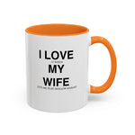 Load image into Gallery viewer, Hollow Knight Wife Mug — "I Love It When My Wife Lets Me Play Hollow Knight" Ceramic Coffee Mug
