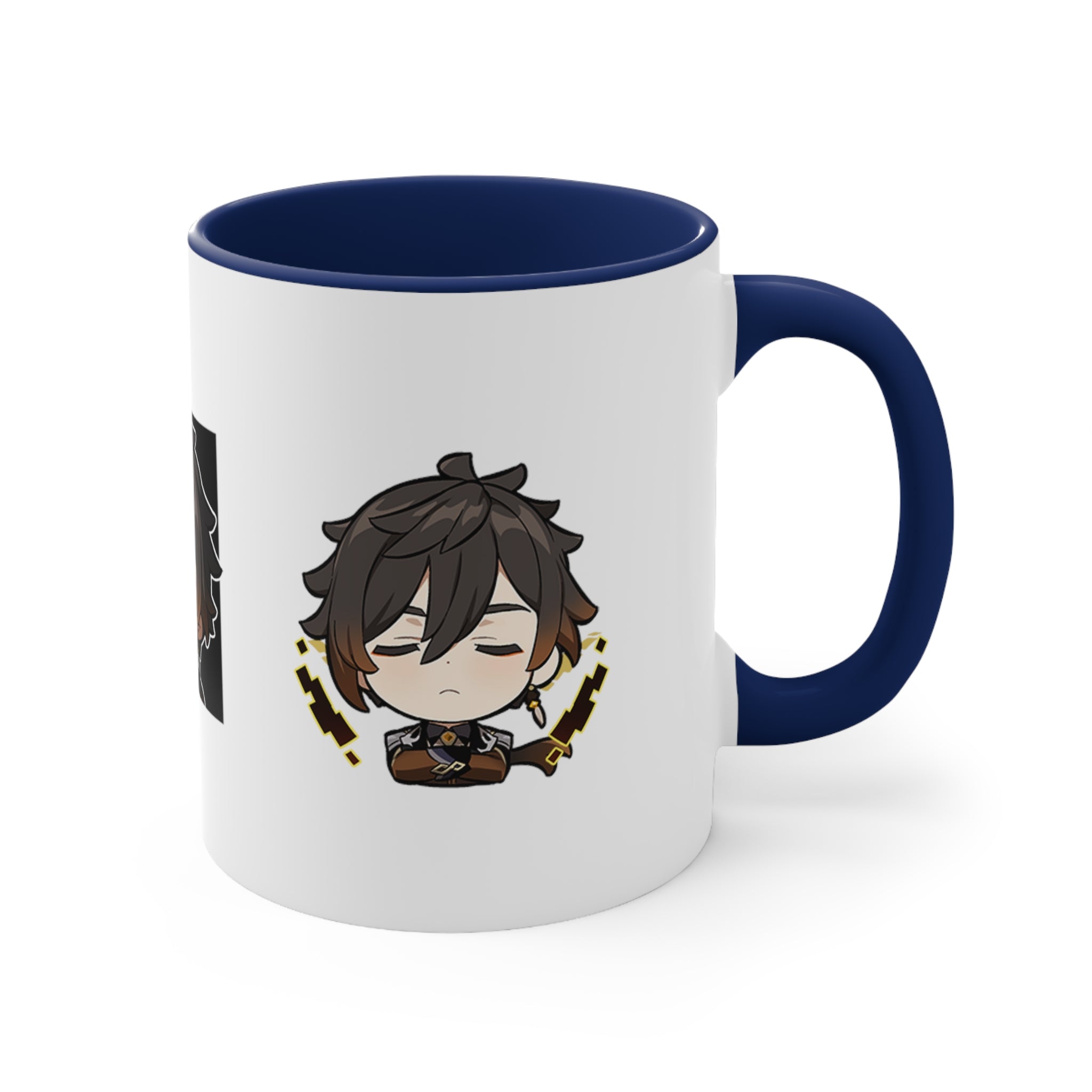 Zhong Li Genshin Impact Accent Coffee Mug, 11oz Cups Mugs Cup Gift For Gamer Gifts Game Anime Fanart Fan Birthday Valentine's Christmas