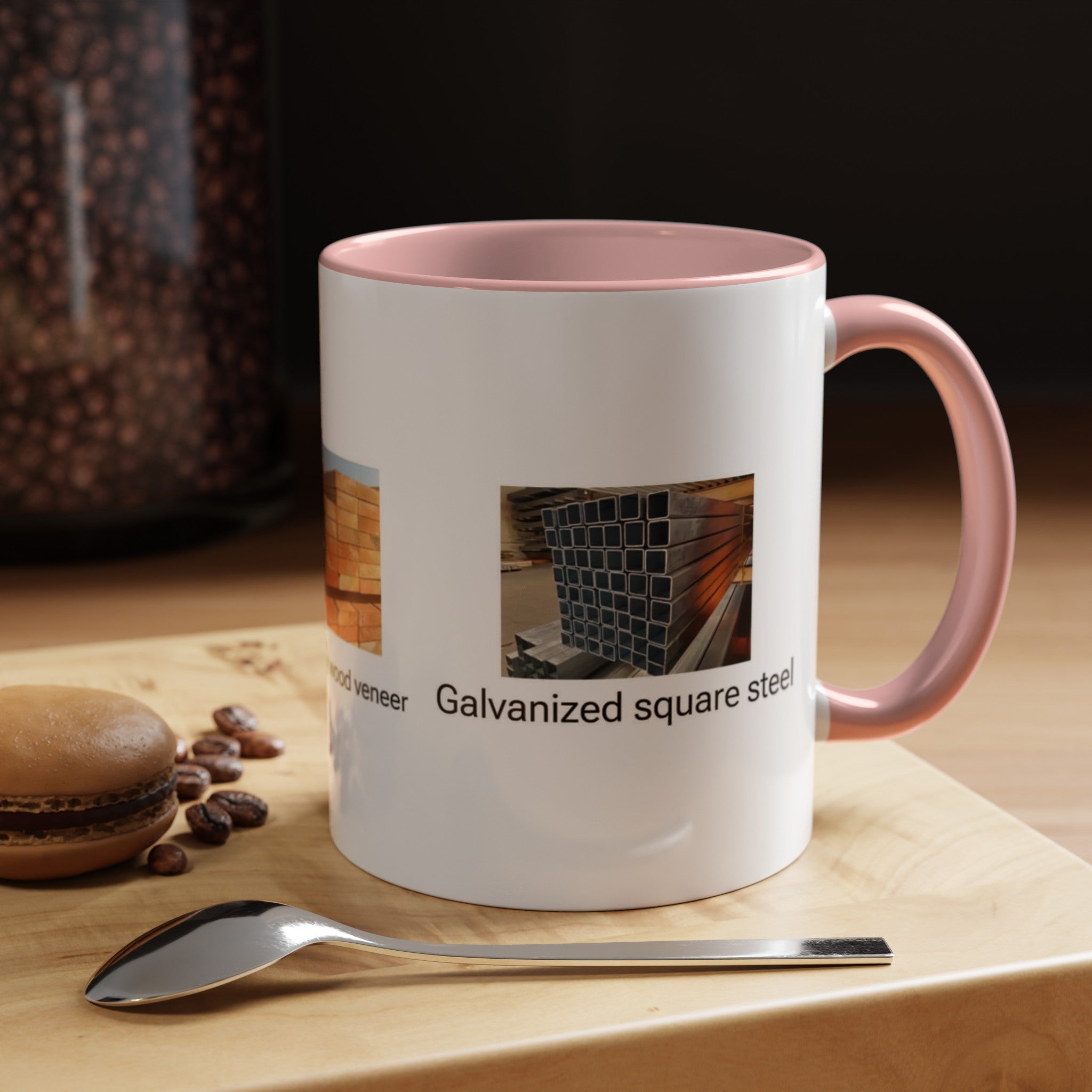 Galvanized Square Steel Meme Coffee Mug (11oz)