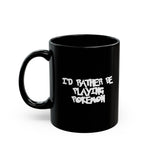 Load image into Gallery viewer, Poke mon I&#39;d Rather Be Playing Black Mug (11oz, 15oz) Mugs Cups Gamer Gift For Him Her Game Cup Cups Mugs Birthday Christmas Valentine&#39;s Anniversary Gifts
