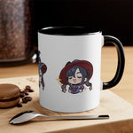 Load image into Gallery viewer, Mona Genshin Impact Accent Coffee Mug, 11oz Cups Mugs Cup Gift For Gamer Gifts Game Anime Fanart Fan Birthday Valentine&#39;s Christmas
