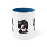 Load image into Gallery viewer, Genshin Impact Wriothesley Accent Coffee Mug, 11oz Cups Mugs Cup Gift For Gamer Gifts Game Anime Fanart Fan Birthday Valentine&#39;s Christmas
