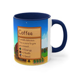 Load image into Gallery viewer, Stardew Valley Accent Coffee Mug, Stardew Valley Gift, Valley Coffee Mug, Stardew Valley Game, Stardew Valley Cup, Stardew Mug, Video Game Mug, Gamer Mug
