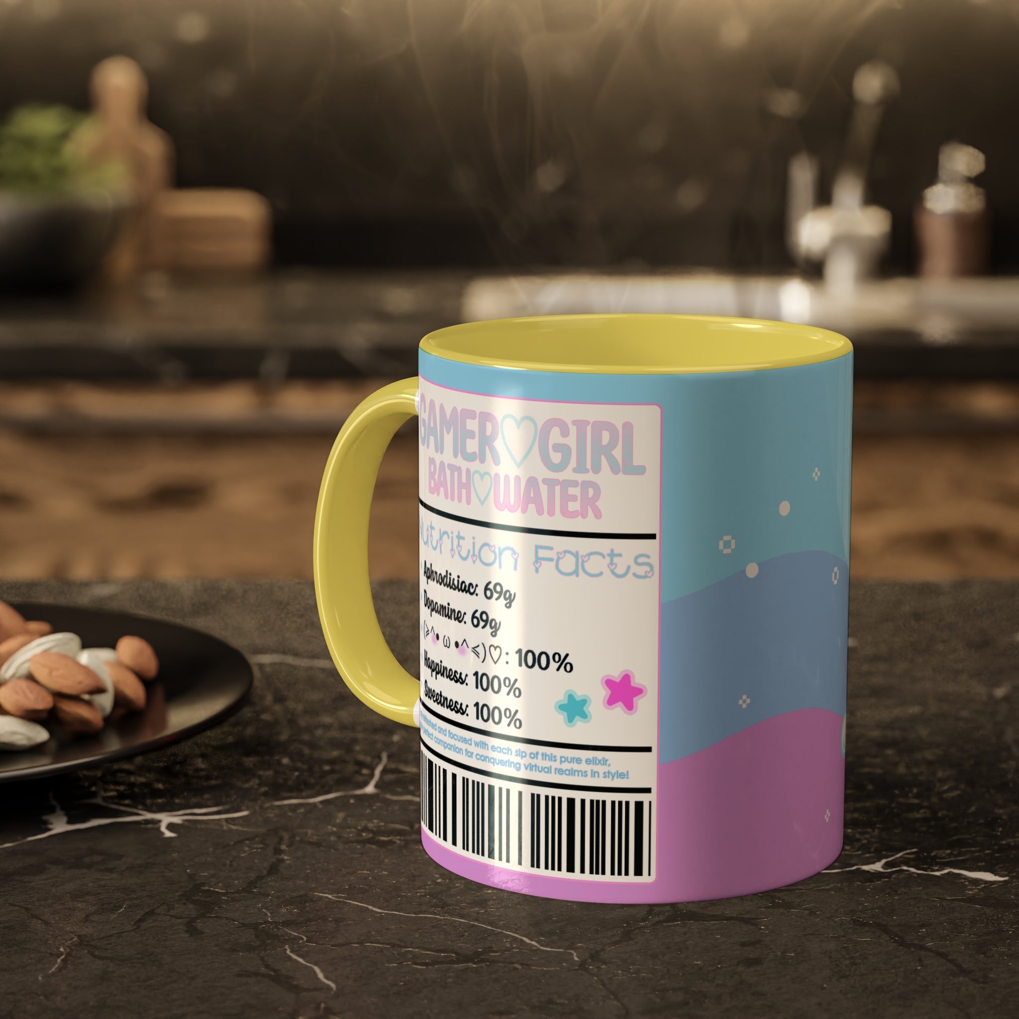 GAMER GIRL Bath Water Colorful Mugs, 11oz