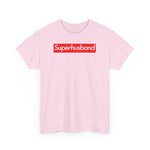 Load image into Gallery viewer, Superhusband Unisex Heavy Cotton Tee super Inspired Funny Husband Husbands Appreciation Gift For Hubby Love Thank You Thankful Birthday Christmas
