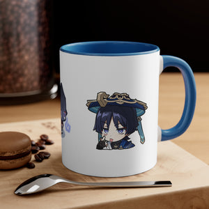 Wanderer Scaramouche Genshin Impact Accent Coffee Mug, 11oz Cups Mugs Cup Gift For Gamer Gifts Game Anime Fanart Fan Birthday Valentine's Christmas