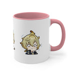 Load image into Gallery viewer, Mika Genshin Impact Accent Coffee Mug, 11oz Cups Mugs Cup Gift For Gamer Gifts Game Anime Fanart Fan Birthday Valentine&#39;s Christmas
