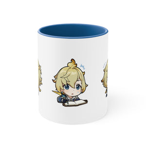 Mika Genshin Impact Accent Coffee Mug, 11oz Cups Mugs Cup Gift For Gamer Gifts Game Anime Fanart Fan Birthday Valentine's Christmas
