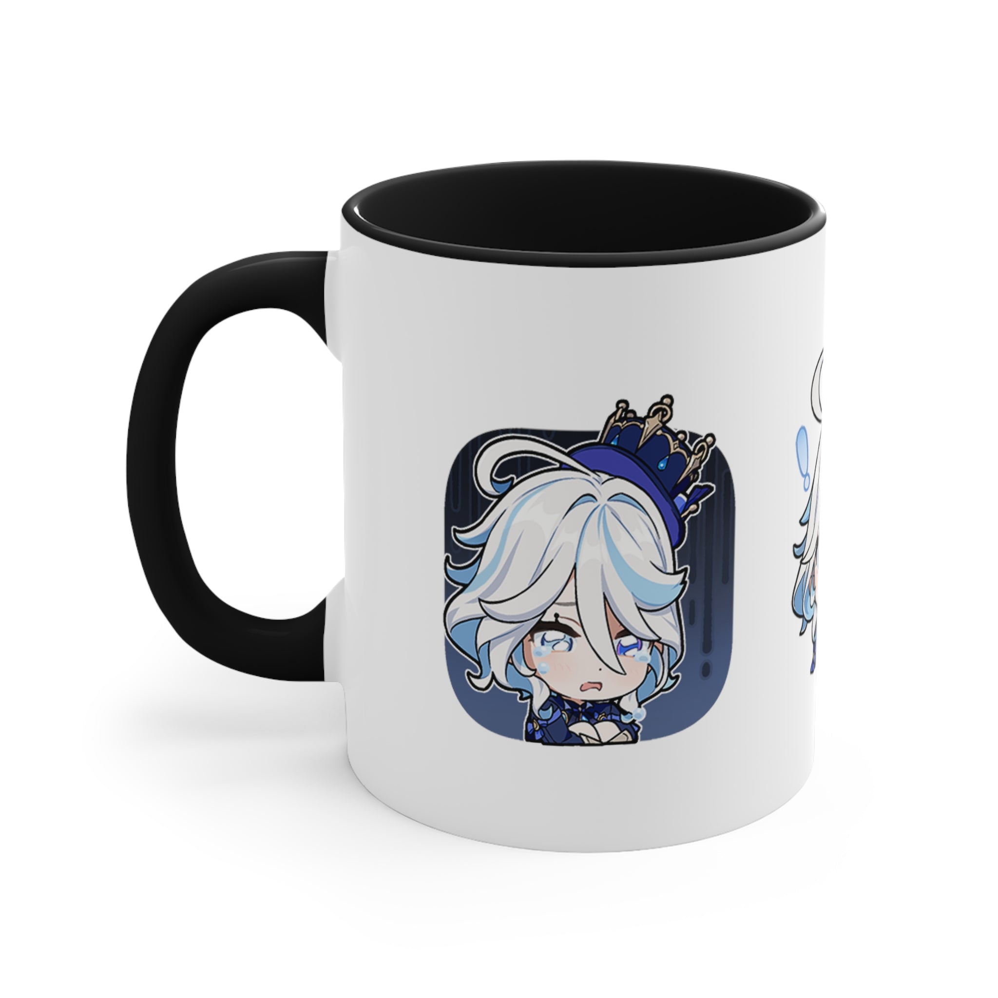 Furina Genshin Impact Accent Coffee Mug, 11oz Cups Mugs Cup Gift For Gamer Gifts Game Anime Fanart Fan Birthday Valentine's Christmas