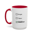 Load image into Gallery viewer, Undertale Fan Mug – "Busy Playing Undertale" Checkbox Coffee Cup (11oz/15oz)
