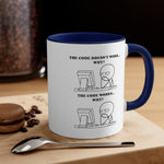 Load image into Gallery viewer, Programming Meme Accent Coffee Mug, 11oz
