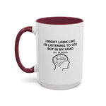 Load image into Gallery viewer, Terraria Gamer Mug — "I Might Look Like I’m Listening to You But In My Head I’m Playing Terraria" (11oz/15oz)
