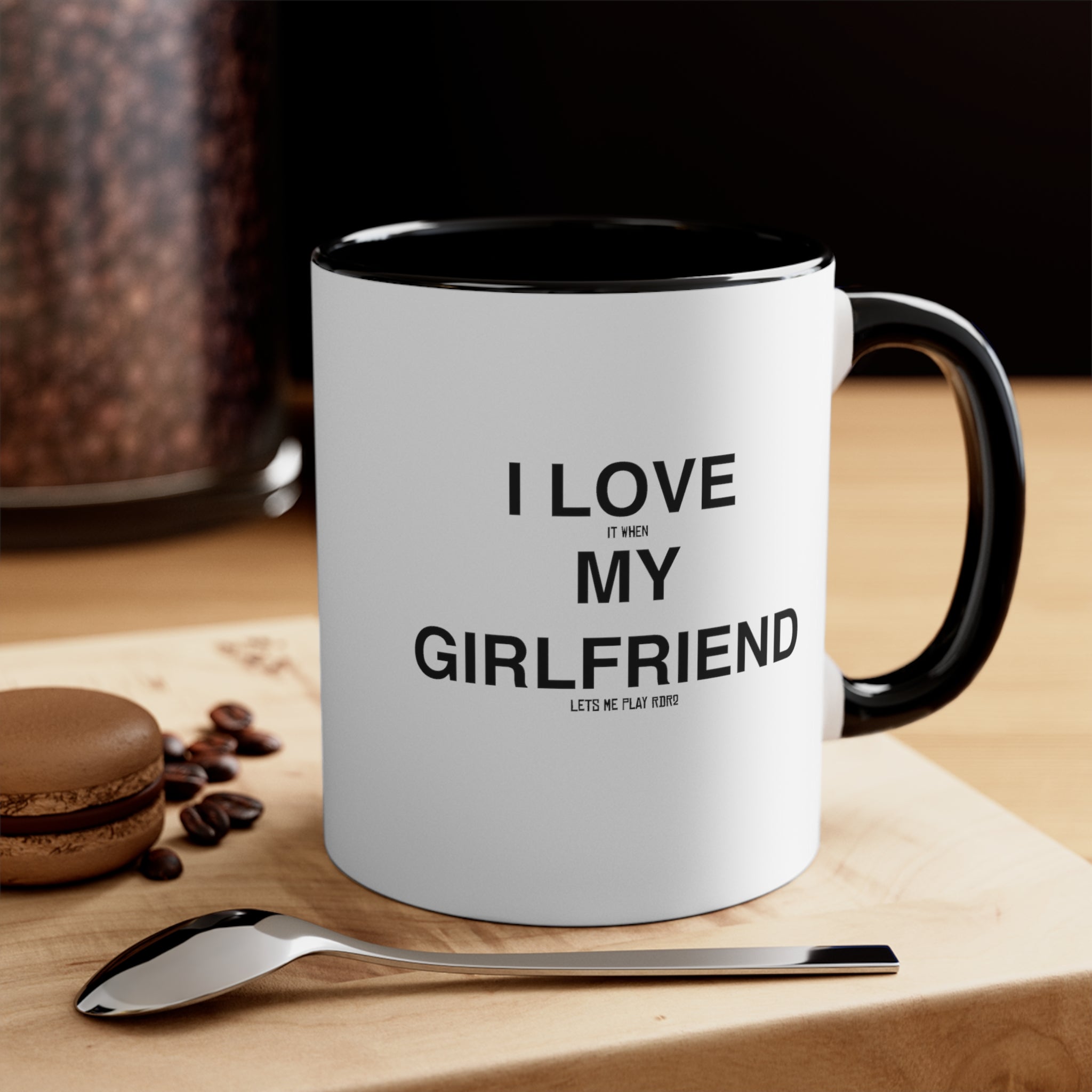 RDR2 Red Dead Redemption 2 Funny Coffee Mug, 11oz I Love My Girlfriend Valentine's Birthday Christmas Gift For Her Gift For Him
