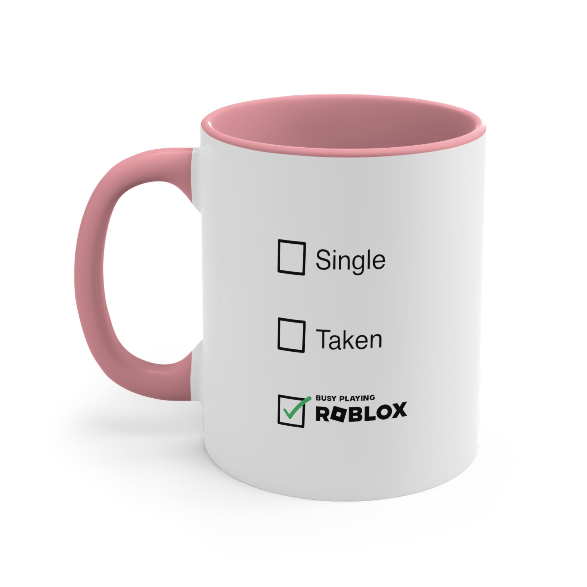Roblox Single Taken Coffee Mug, 11oz Funny Christmas Birthday Valentine Cup Gift For Him