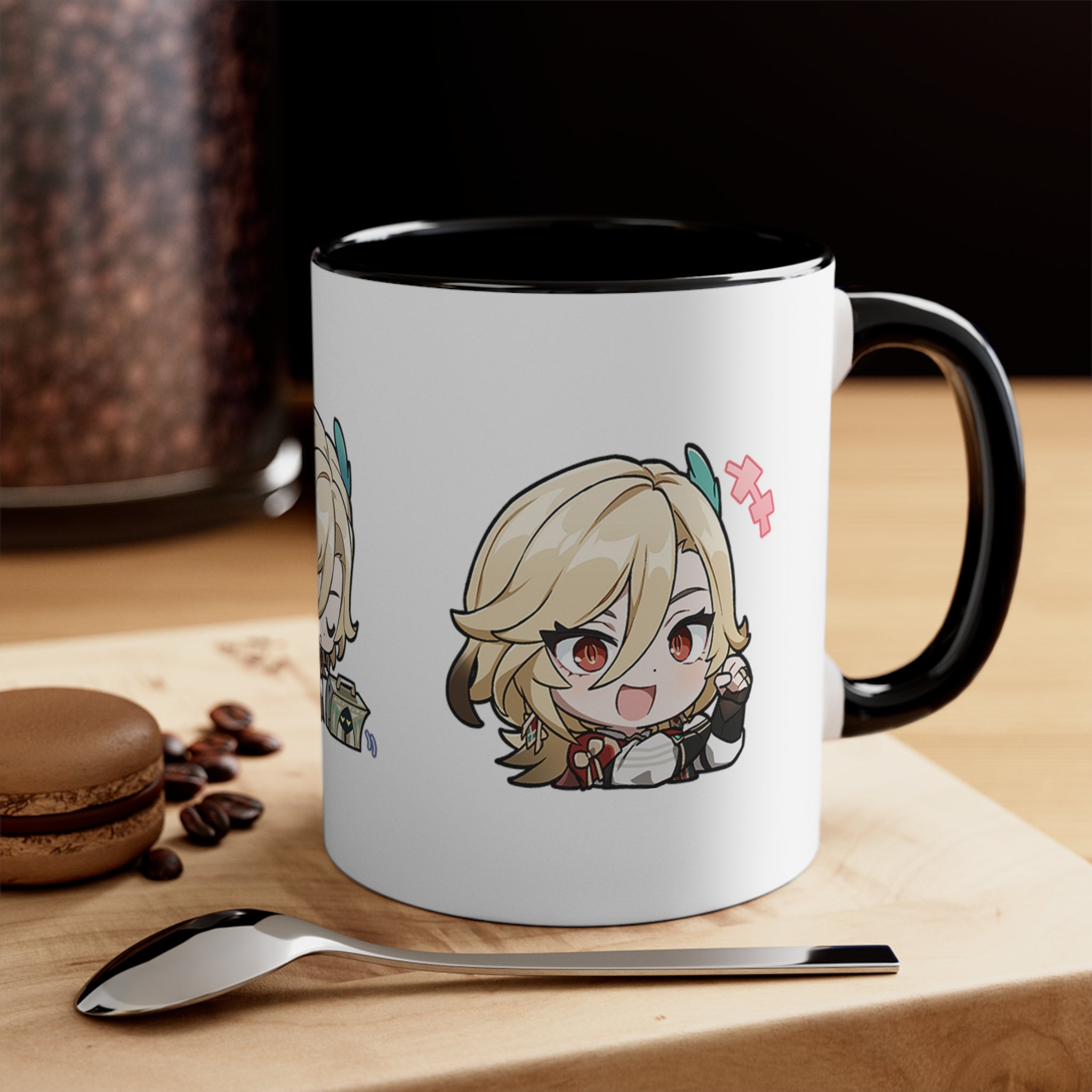Kaveh Genshin Impact Accent Coffee Mug, 11oz Cups Mugs Cup Gift For Gamer Gifts Game Anime Fanart Fan Birthday Valentine's Christmas