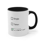 Load image into Gallery viewer, Cyberpunk Funny Single Taken Coffee Mug, 11oz 2077 Cups Mugs Cup Gamer Gift For Him Her Game Cup Cups Mugs Birthday Christmas Valentine&#39;s Anniversary Gifts

