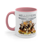 Load image into Gallery viewer, Helldivers Accent Coffee Mug, 11oz
