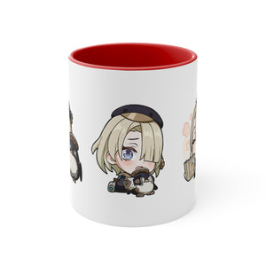 Freminet Genshin Impact Accent Coffee Mug, 11oz Cups Mugs Cup Gift For Gamer Gifts Game Anime Fanart Fan Birthday Valentine's Christmas