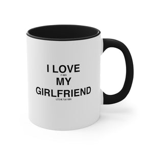 RDR2 Red Dead Redemption 2 Funny Coffee Mug, 11oz I Love My Girlfriend Valentine's Birthday Christmas Gift For Her Gift For Him