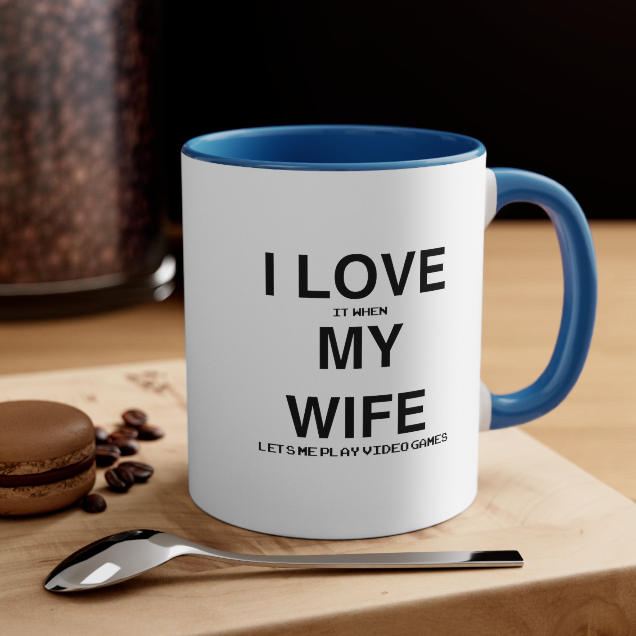 Video Game Funny Mug Coffee Mug, 11oz I Love It When My Wife Lets Me Play Christmas Birthday Valentine Gift Cup