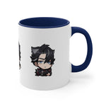 Load image into Gallery viewer, Genshin Impact Wriothesley Accent Coffee Mug, 11oz Cups Mugs Cup Gift For Gamer Gifts Game Anime Fanart Fan Birthday Valentine&#39;s Christmas
