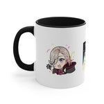 Load image into Gallery viewer, Lyney Genshin Impact Accent Coffee Mug, 11oz Cups Mugs Cup Gift For Gamer Gifts Game Anime Fanart Fan Birthday Valentine&#39;s Christmas
