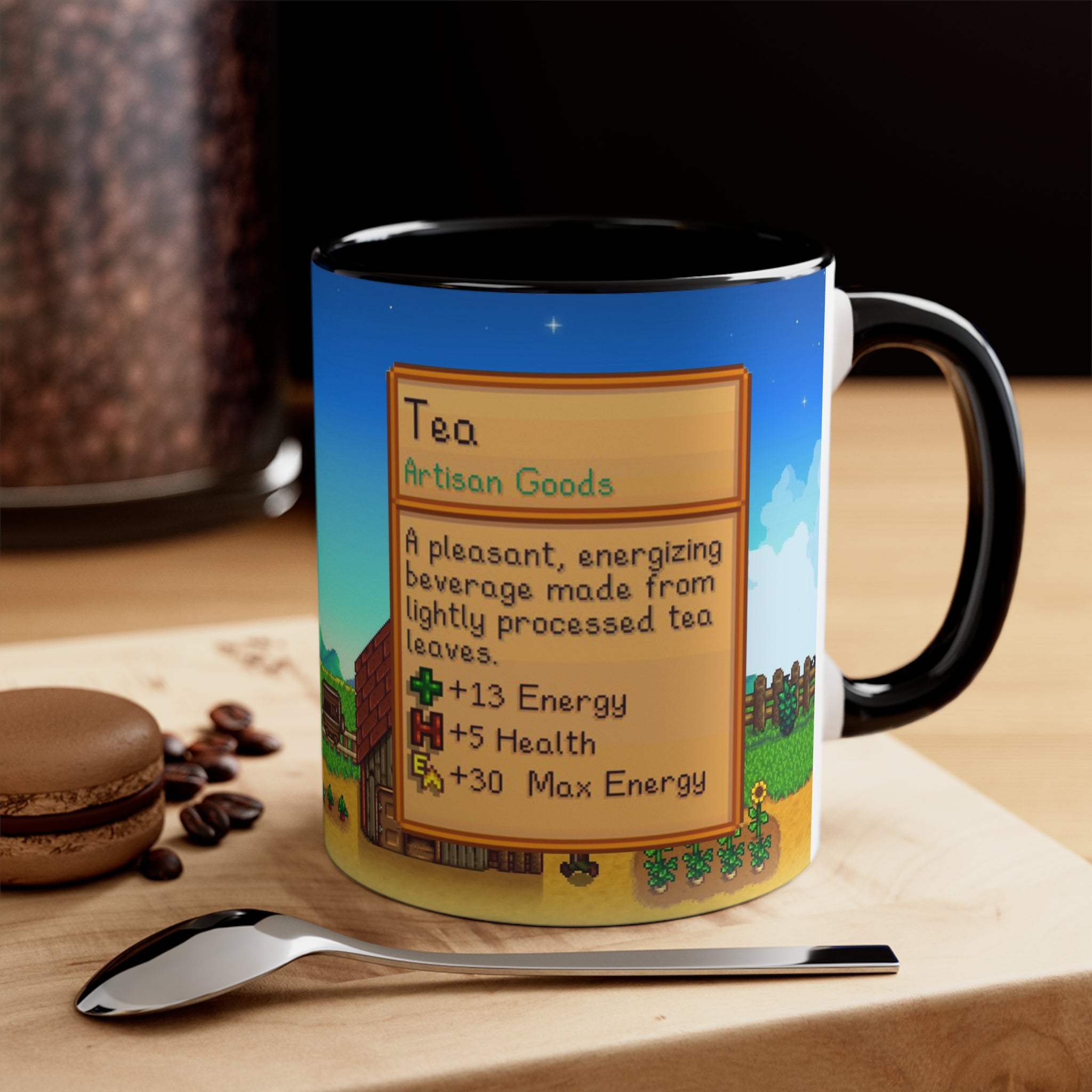 Stardew Valley Tea Coffee Mug  Stardew Valley Gift, Valley Coffee Mug, Stardew Valley Game, Stardew Valley Cup, Stardew Mug, Video Game Mug, Gamer Mug