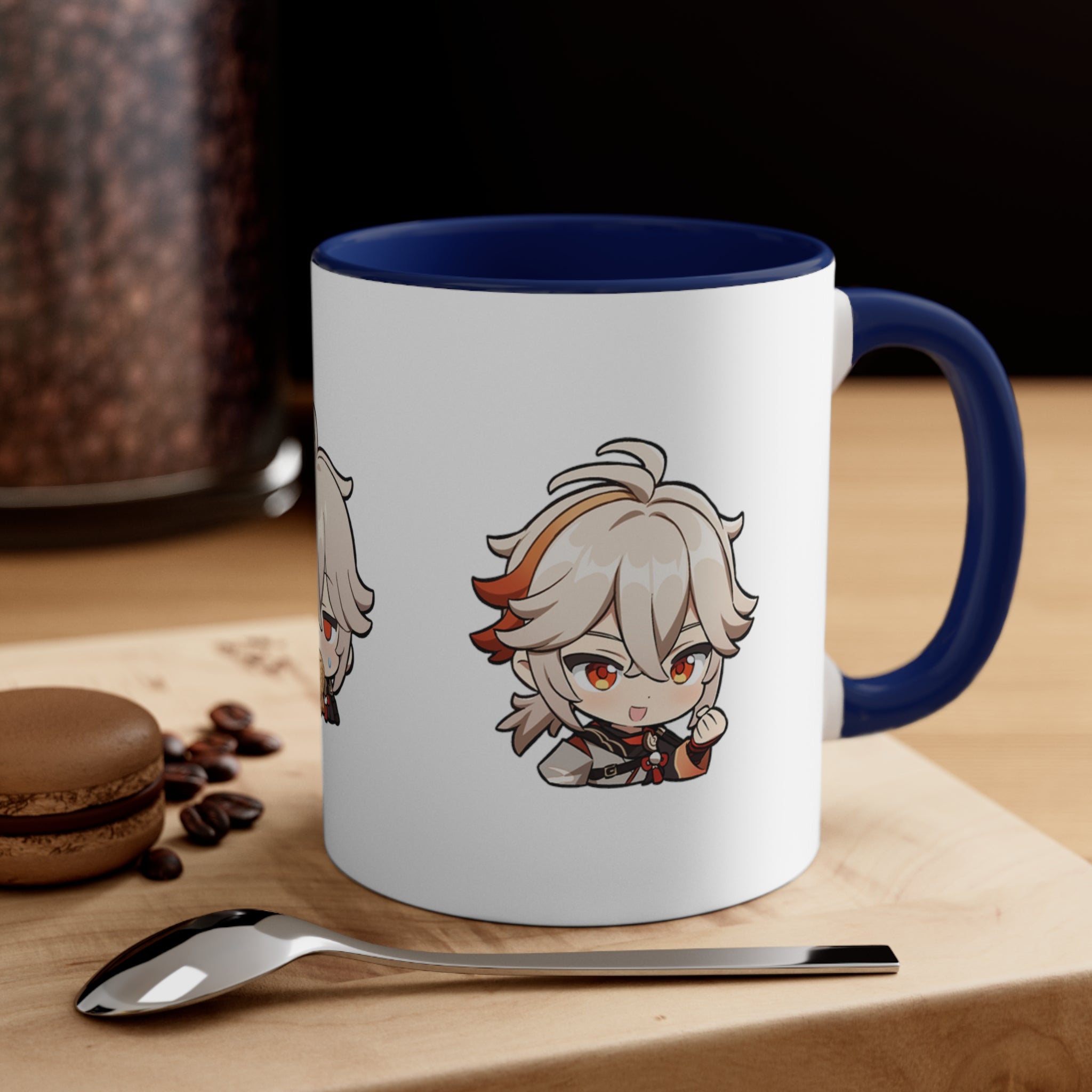 Kazuha Genshin Impact Accent Coffee Mug, 11oz Cups Mugs Cup Gift For Gamer Gifts Game Anime Fanart Fan Birthday Valentine's Christmas